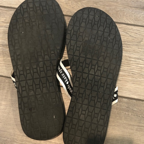 Kate Spade Black and White Sandals - Picture 9 of 12